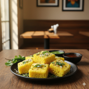 Curry Hut Special Steam Dhokla